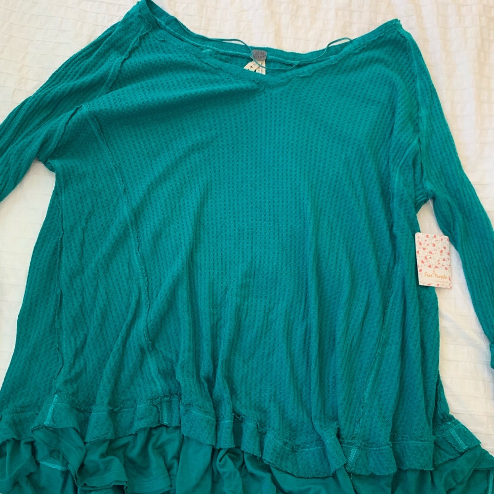 NWT Free People Latina Thermal Top